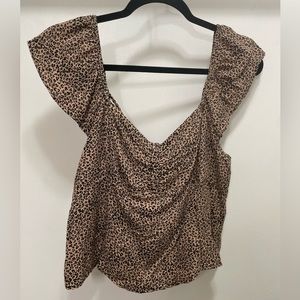 Off the shoulder crop top